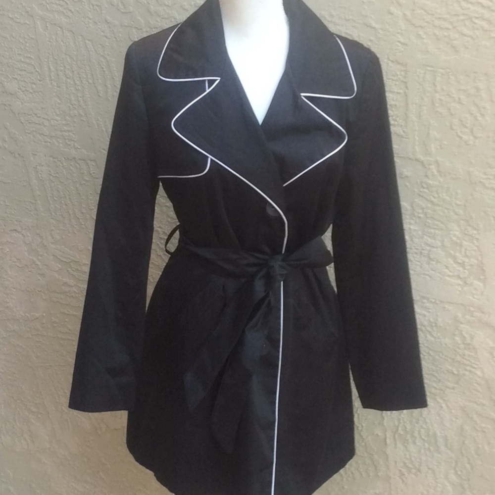 Wet seal trench coat
